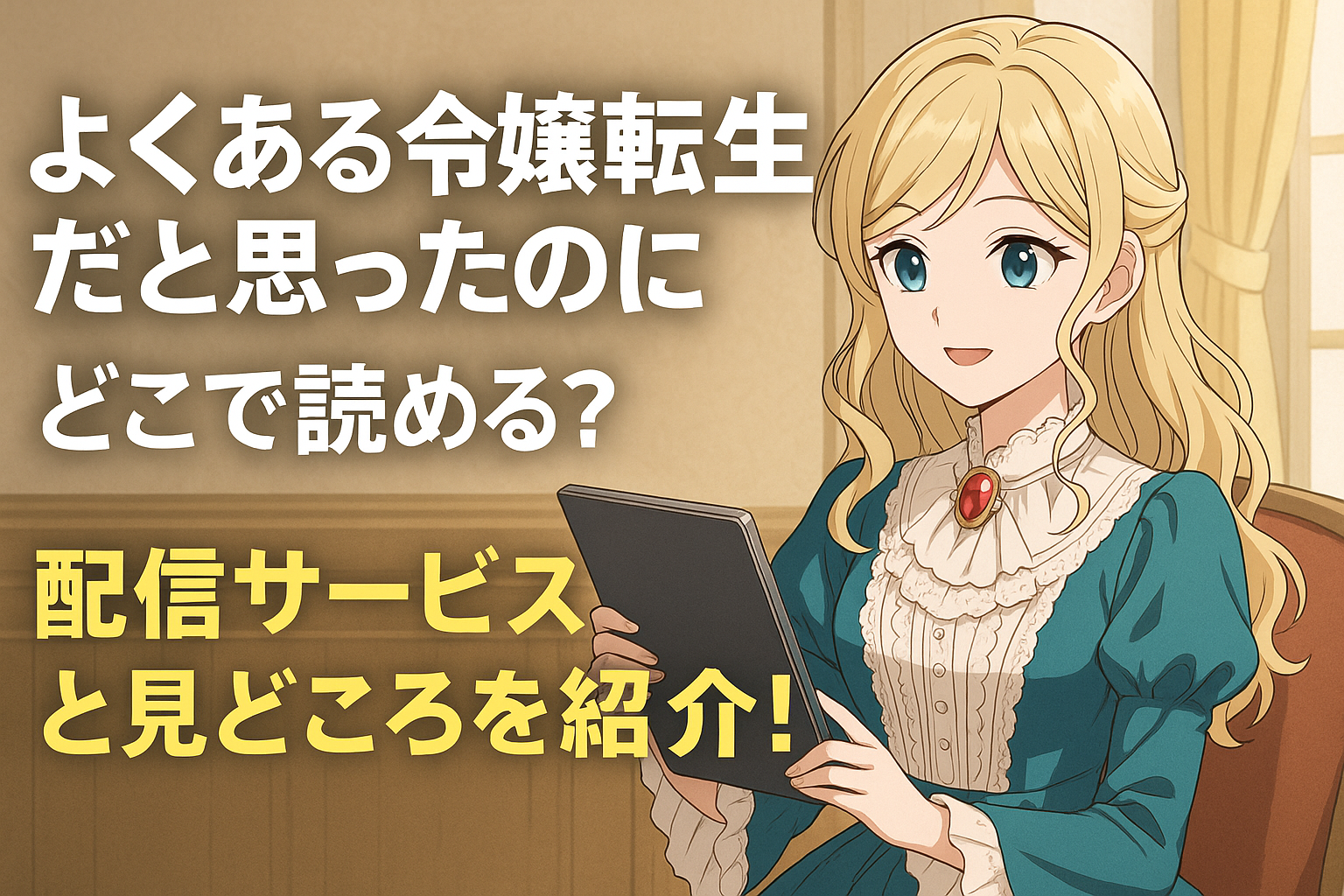 よくある令嬢転生だと思ったのにはどこで読める？配信サービスと見どころを紹介！